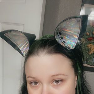Raver girl cat ears